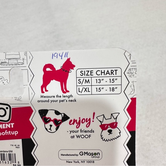 Peanuts Christmas Bandana - Picture 5 of 6